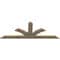 Ekena Millwork Richland Rough Sawn Timber Gable Bracket, Douglas Fir, 84"W x 31"H x 2"D x 6"F, 9/12 Pitch GBW084X31X0206RIC00RDF - alternate 2